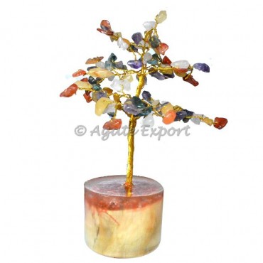 160 Chips Multi Stone Orgone Base Tree