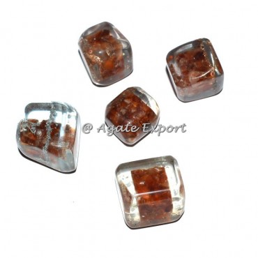 Red Carnelian Orgone Tumble Stone