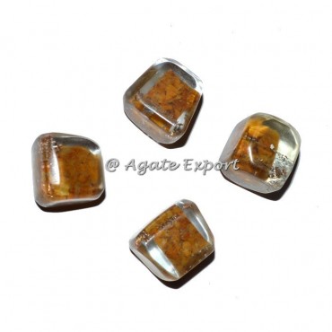 Golden Quartz Orgone Tumble Stone