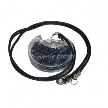 Sodalite Acrylic Orgone Pendant