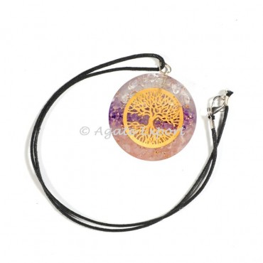 RAC Orgonite Tree Of Life Pendant with Cord