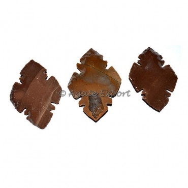 Polished Fancy Cut Agate Arrowheads 2 Inches