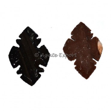 Polished Fancy Agate Arrow Double Point