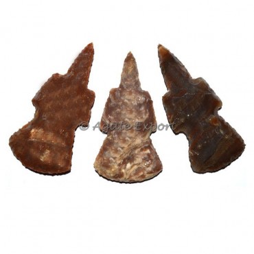 Polished point Agate Stone Arrowheads