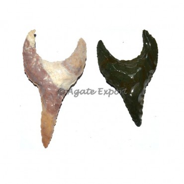 Polished Moon Arrowheads 2 Inches