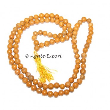 Yellow Jasper Mala.