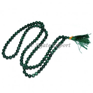 Malachite Natural Japa Mala