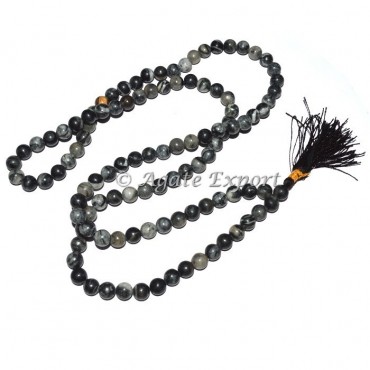 Picasso jasper Japa Mala