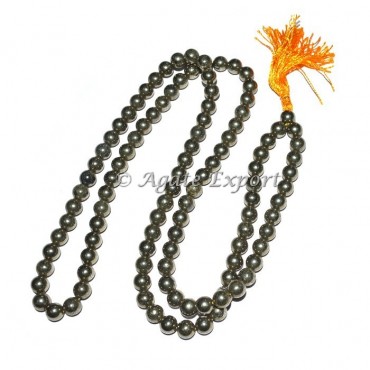 Pyrite Japa Mala