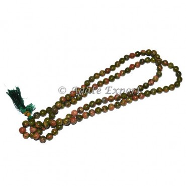 Unakite Japa Mala