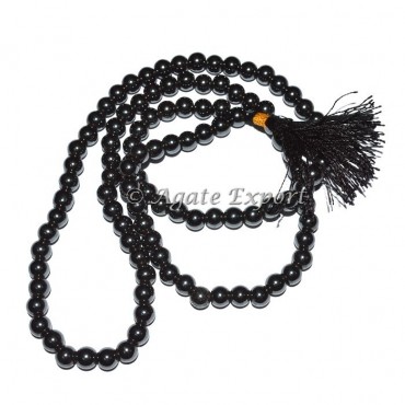 Obsidian Japa Mala