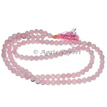 Rose Quartz Japa Mala