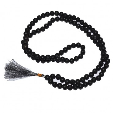 Black Lava Stone Japa Mala