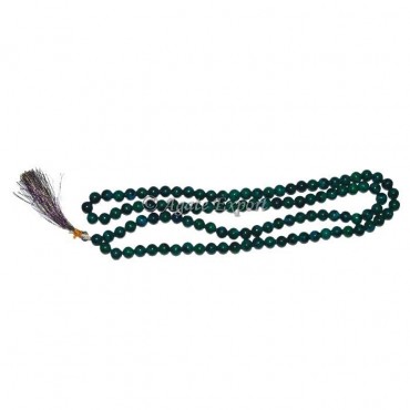 Dyed Chrysocolla Japa Mala