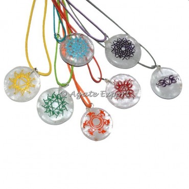 Yoga Crystals 7 Chakra Set Pendant