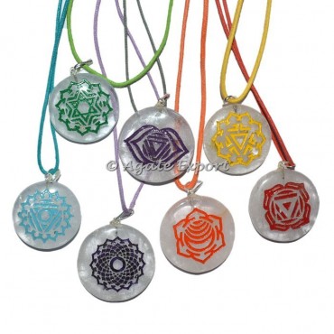 Thymus Seven Chakra Set Pendant