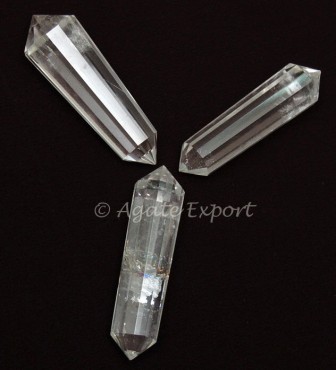 Crystal Quartz 12-Faceted Vogel Pencil Point