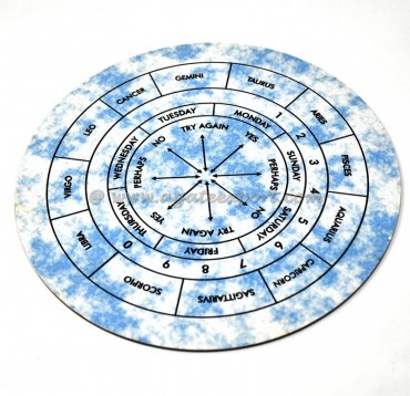 Zodiac Printed Wooden Pendulum Divination Board