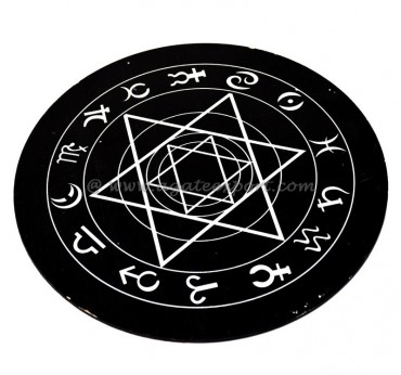 Pentacle Wooden Pendulum Divination Board