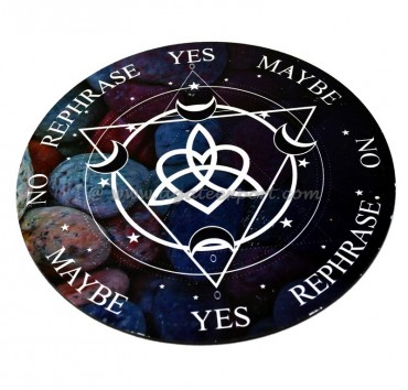 Celtic With Moon Wooden Pendulum Divination Board