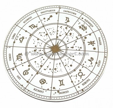 Engraved Zodiac Engraved Pendulum Divination Board