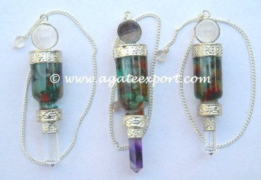 Mix Stone 3 Pcs Water Bottle Pendulums