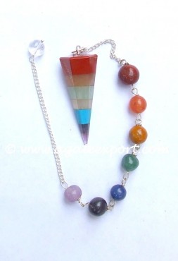 Sevan Chakra Beads Pendulums