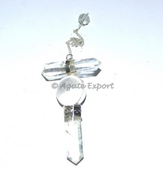 Crystal Quartz Pendulum