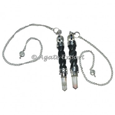 Blue Aventurine Spiral 3pcs Pendulums