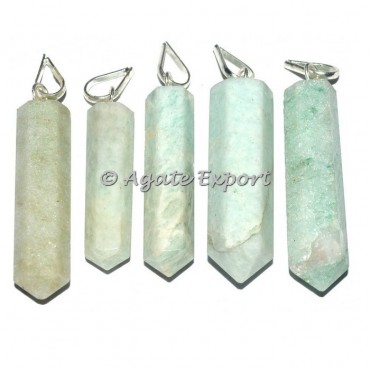 Amazonite Pencil Pendants