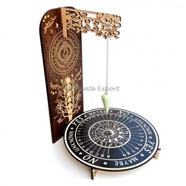 Cosmic Cartography Pendulum Holder Divination Board Set Map Your Destiny with Astrology