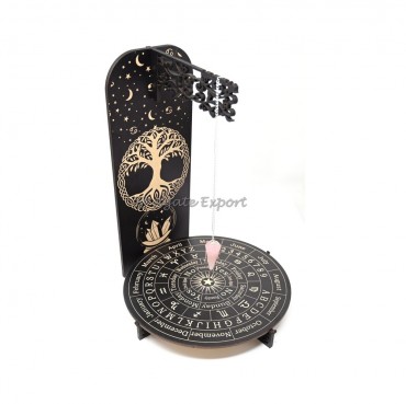Tree of Life With Crystals Pendulum Holder