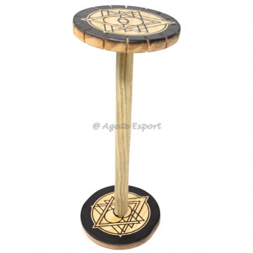 Geometric Mandala Wooden Pendulum Holder