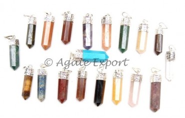 Mix Gemstone Pencil Points Pendants