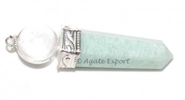 Amazonite With Crystal Healing Pendant