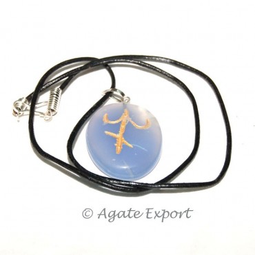 Saggitarius Zodiac Sign Oval Pendants