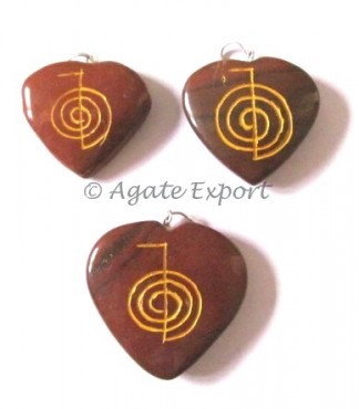 Red Jasper  Choko Reiki Pendant
