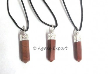 Red Jasper Pencil Pendant
