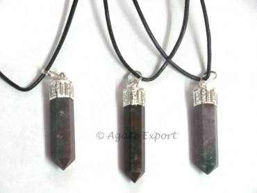 Fancy Jasper Pencil Pendants
