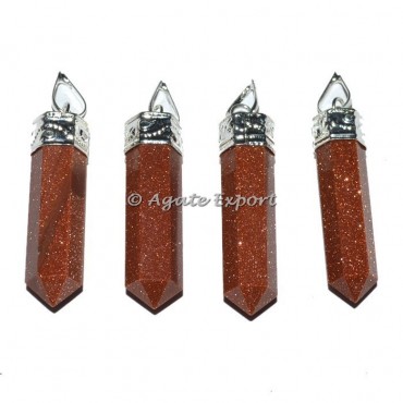 Thrid Eyen Sunstone Pencil Pendants