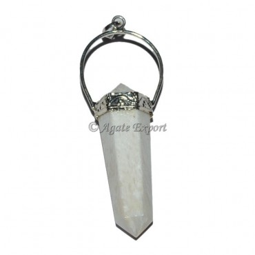Double Terminated Scolosite Pencil Pendant