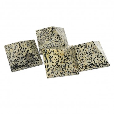Dalmatian Jasper Pyramid