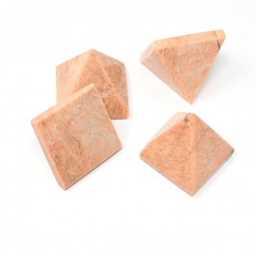 Peach Moonstone Pyramid