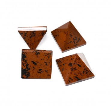 Mahogany Obsidian Pyramid