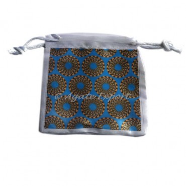 3D Round Velvet Pouch