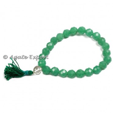 Green Aventurine Faceted Power Bracelets