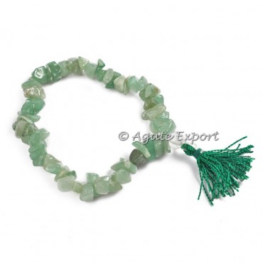 Green Aventurine Chips Power Bracelets
