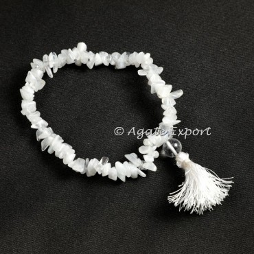 Rainbow Moonstone Chips Power Bracelets