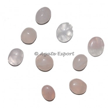 Rose Quartz Ring Cabs