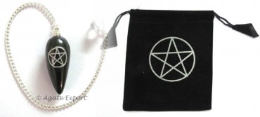 Pentagram Pendulums Drop With Pouch